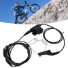 7.1mm Throat Mic Earpiece Retractable Walkie Talkie Headset with U94