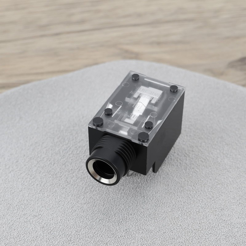 ECSiNG 5 Pieces 6.3 mm 7-Pin Stereo Amplifier Jack Audio