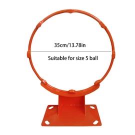 Heavy Duty Medium Size Basketball Hoop Goal Wall Mounted Basketball Rim, Ideal for Teens, Home Decoration & Office Fun, Diameter 35centimeter/13.8inch(Ultra)