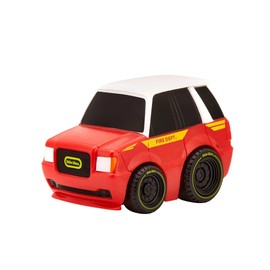 Little Tikes My First Cars Crazy Fast Cars Series 4 - Fire SUV - Pullback Toy Vehicle Travels Up to 50ft / 15m - Realistic Design, Easy to Hold - For Kids Ages 3+