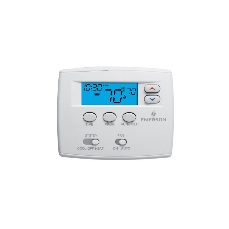 White-Rodgers 1F80-0224 NA Digital 24 Hours Programmable Thermostat with Millivolt