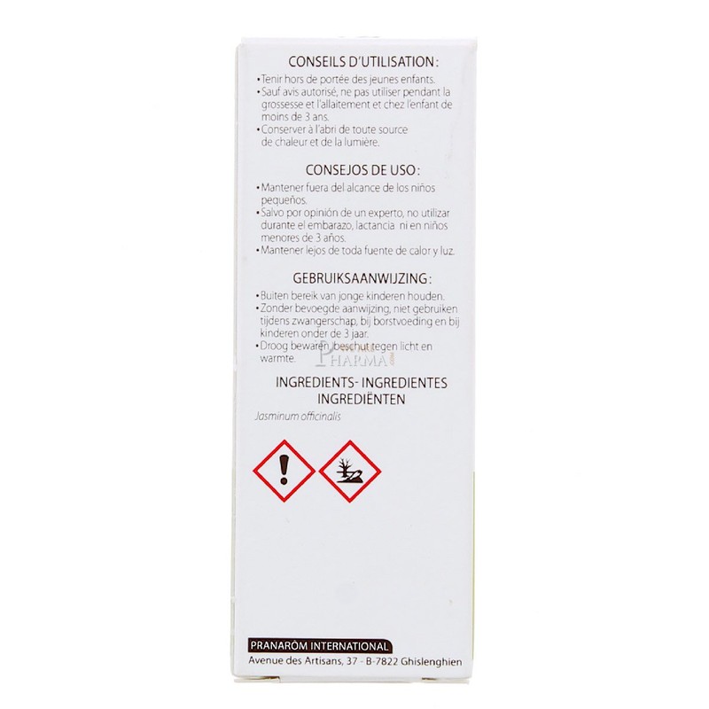 Pranarom Jasmine 5ml (Chemo Type Essential Oil)