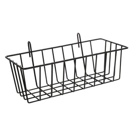 LABRIMP Hanging Wire Basket for Kitchen Bathroom Storage Organizer Mounted Seasoning Shelf for Spices Toiletries Clutter Spaces