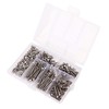 300Pcs M3 Hex Screws Nuts Set with Storage Box Uniform