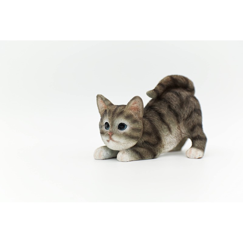 DecoTrend GmbH Decorative Figurine Little Cat Lurking 11.5 x 7
