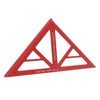 Kadimendium Woodworking Triangle Ruler Multifunctional Aluminum Alloy Square Protractor Framing