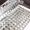 Diflart 10-Sheets Peel and Stick Mirror Glass Mosaic Tile, 3/4