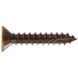 The Hillman Group 45366 #9 x 3/4" Antique Bronze Flat-Head Phillips Wood Screws, 30-Pack