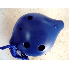 Utopia Plastic steel (ABS resin) ocarina Blue Alto C - Easy to play Good for beginners