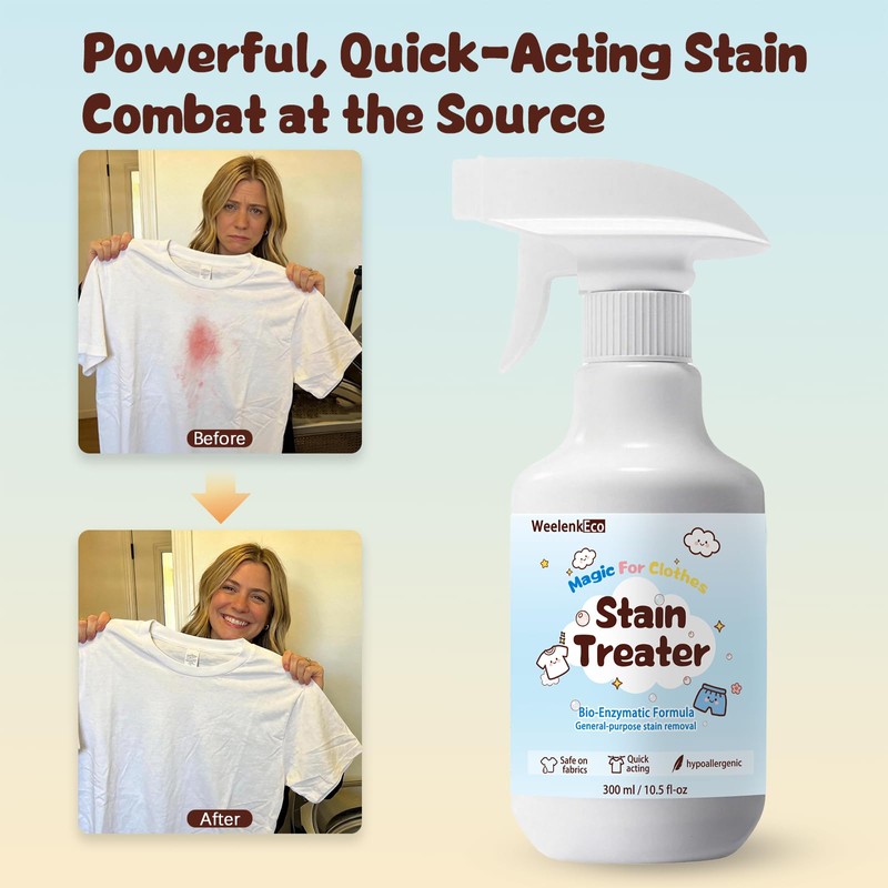 Stain Treater Spray, Stubborn Laundry Stain Remover, 10.5 fl oz
