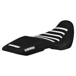 Honda 2016-2021 HONDA Grom MSX 125 SEAT COVER  ALL BLACK / WHITE RIBS  -  #177