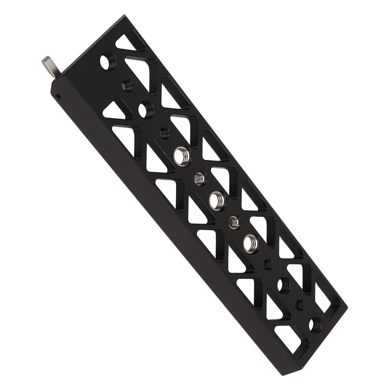 Dovetail Plate for Arca 8in 1/4 3/8 Threaded Holes Aluminum