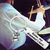 HOLLP Rock Drum Keychain for Drummer Gifts Relax The Drummer