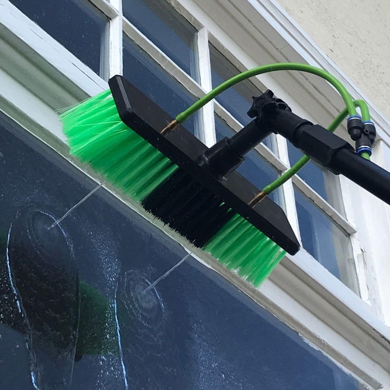 EQUIPMAXX 11" Brush Head for AquaSpray Superlite Water Fed Poles,