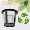 Mtsooning Reusable K Cup with Bottom Filter, Stainless Steel Mesh