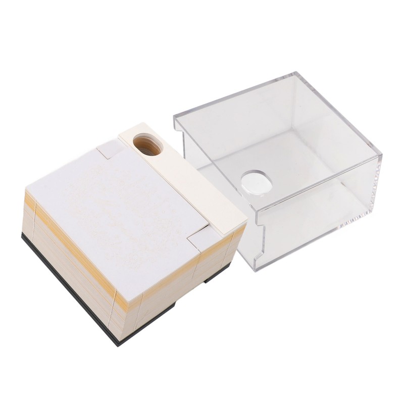 3D Mosque Notepad LED Lights 3D Tear Away Paper Sculpture