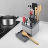 Metaltex Utiltex 230020000 Kitchen Utensil Organiser, Plastic, Grey