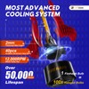 Firehawk 2026 New H1 LED Bulbs 50000LM 700% Brighter 6000K