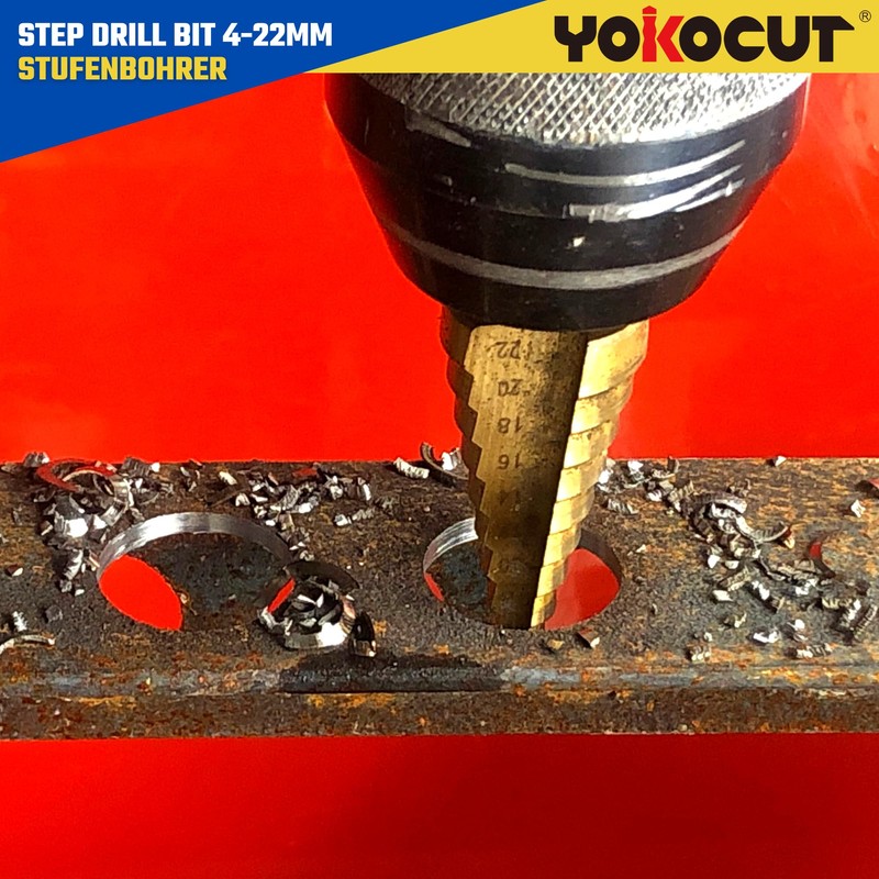 Step Drill Bit HSS Titanium Step Drill Bit For Metal