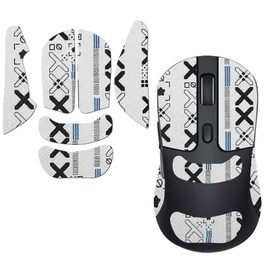 Keychron M3 Mouse Grip Tape [NOUKAJU] Keychron M3 Gaming Mouse Anti-Slip Grip Tape Ultra Thin Super Absorbent Anti-Slip Tape for Gaming Mouse (White)