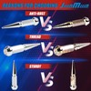JiiinMiiin M10x1.25 Long Steel Spike Lug Nuts, Thread Pitch 10x1.25,