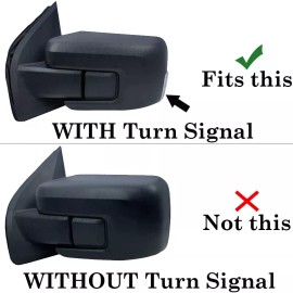 Torox 2021-2024 2025 Ford F150 Mirror COVERS Overlays W/Signal Hole HX ANTIMATTER BLUE