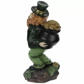 Lucky The Leprechaun With Pot Of Gold. St Patrick's Day