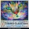 Masterpieces 1000 Piece Stained Glass Jigsaw Puzzle for Adults, Family,