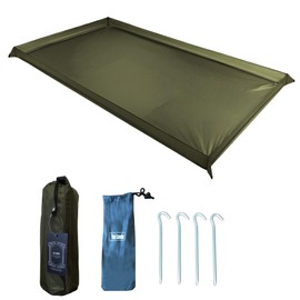 AZ-FRONT Standing Waterproof Ground Sheet, Bathtub Ground Sheet, Camping Sheet, Rain Protection