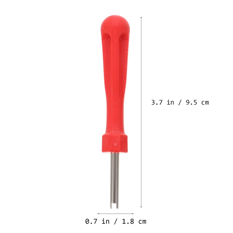 Valve Core Remover with 5 Valve Inserts for Car Bicycle