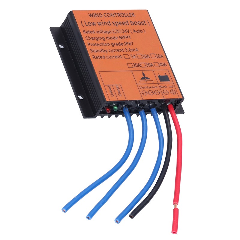 Wind Turbine Controller Low Voltage MPPT Charge Regulator with LED