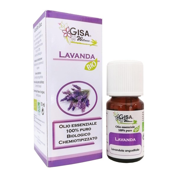 Lavander Organic Essential Oil, 100% Pure and Natural, [10ml], Food