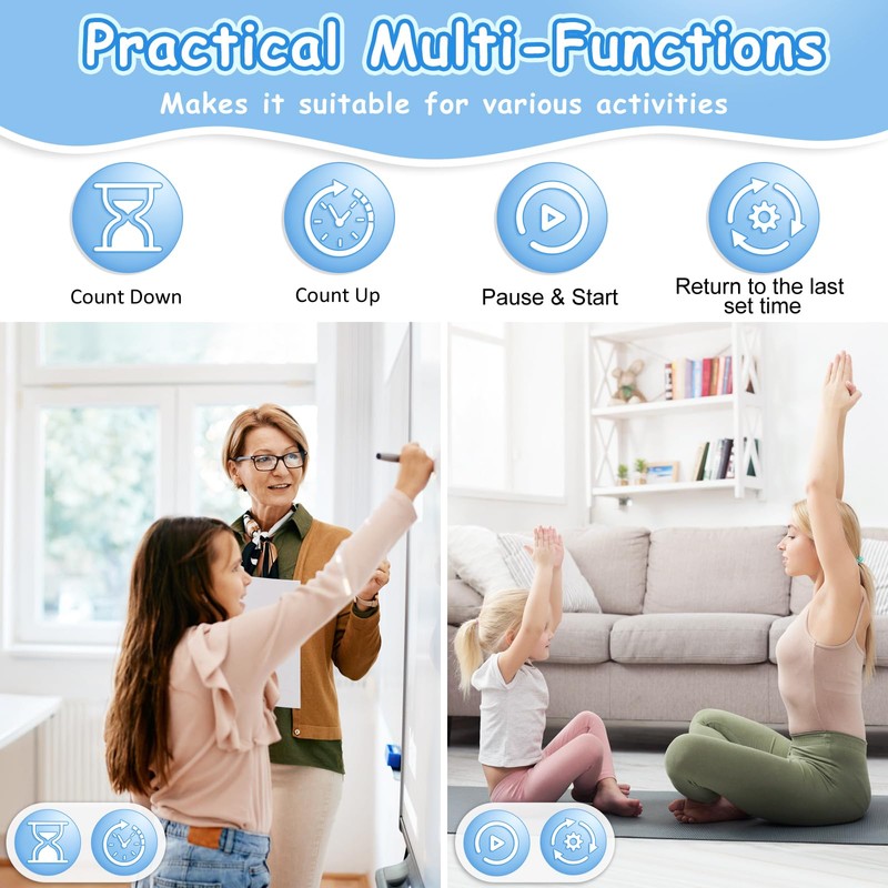 Visual Timer for Kids, 99 Minute Digital Cute Kids Visual