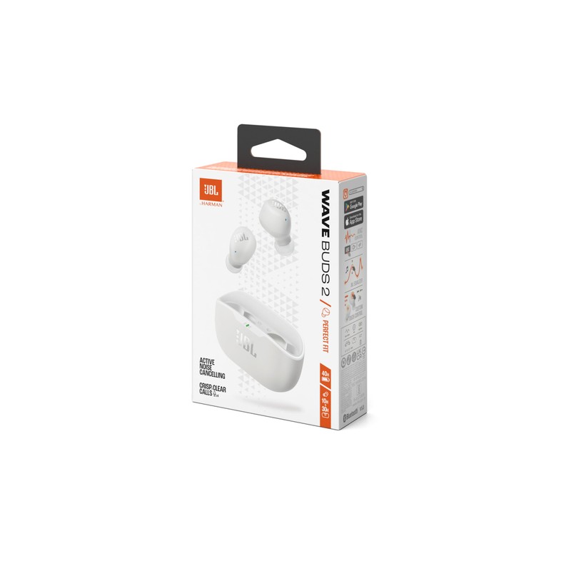 JBL Wave Buds 2, Wireless Noise Cancelling Bluetooth Earbuds with