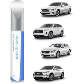PARTS4EV Touch Up Paint Kit for Infiniti - QAB - White Pearl Tricoat, Car Scratch Remover