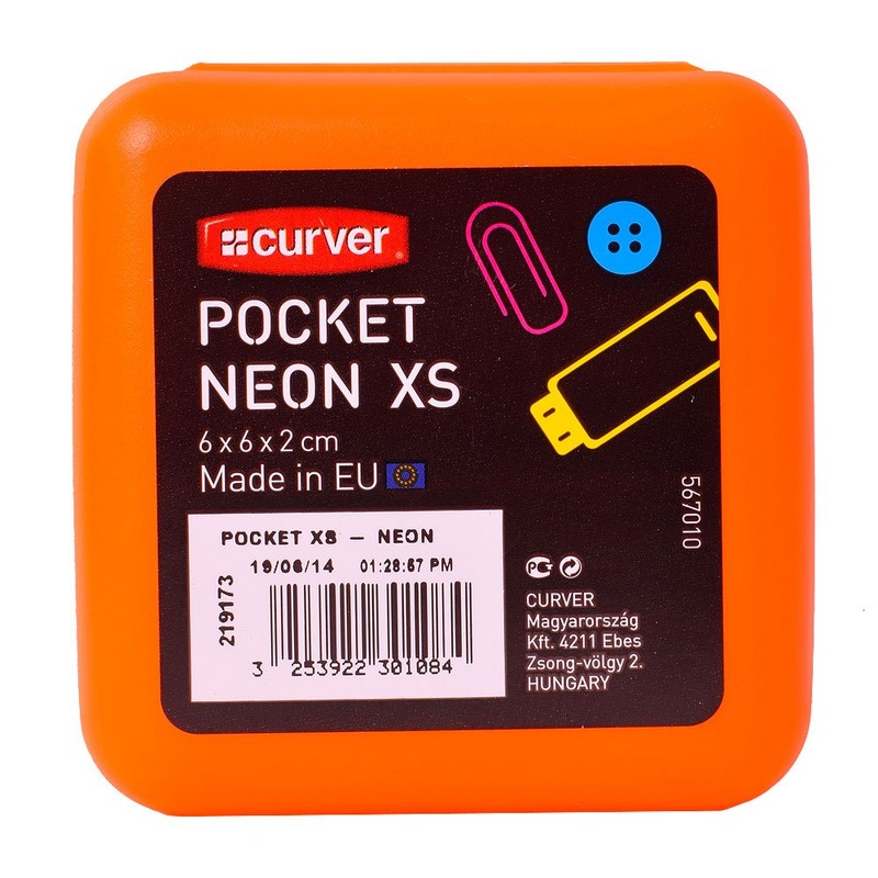 Curver Pocket Box Neon XS 4 Assorted Colours Storage Box