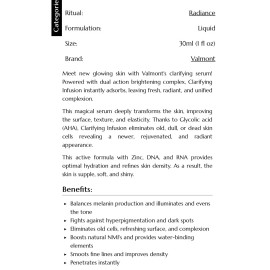 VALMONT Expert Of Light Clarifying Infusion 30ml / 1oz NIB