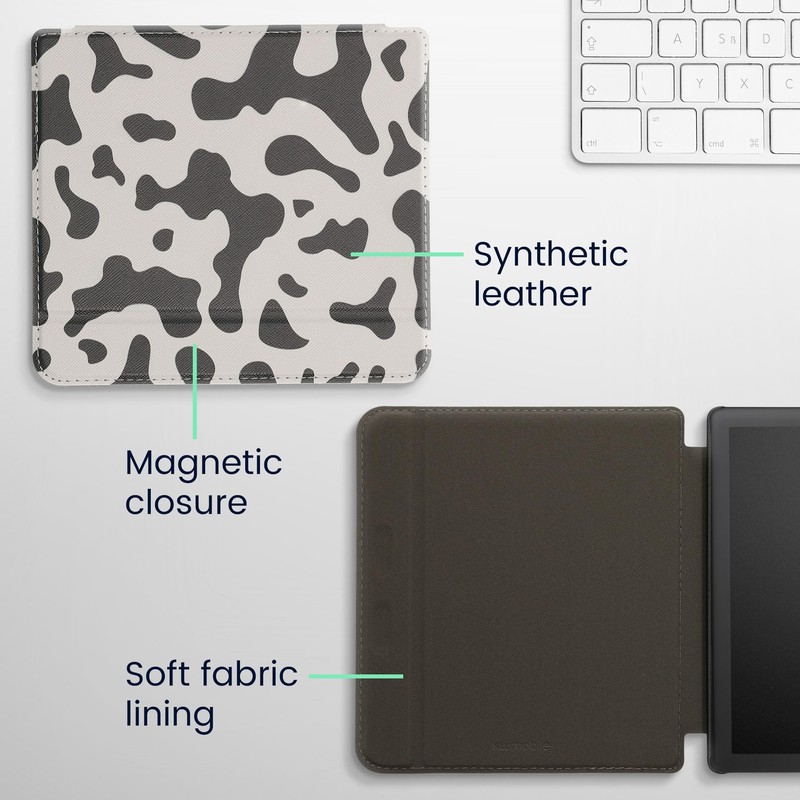 kwmobile Flip Case Compatible with Tolino Vision 6 Case -