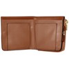 Legato Largo LJ-P0111 Bi-Fold Wallet, Thin Wallet, Camel