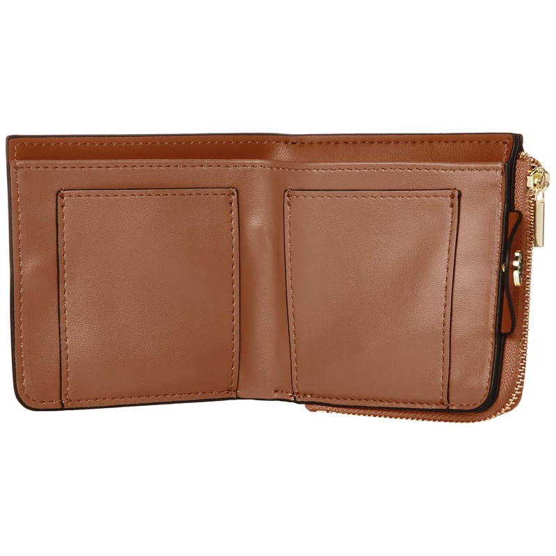 Legato Largo LJ-P0111 Bi-Fold Wallet, Thin Wallet, Camel