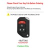 YONUFI for Jeep Key Fob Cover Metal key Case Compatible