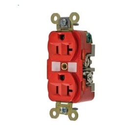 Hubbell Hbl5362r 20A Duplex Receptacle 125Vac 5-20R Rd