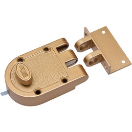 Kaba Ilco Auxiliary Lock, Jimmyproof Deadlock, Bronz (530-53-51)