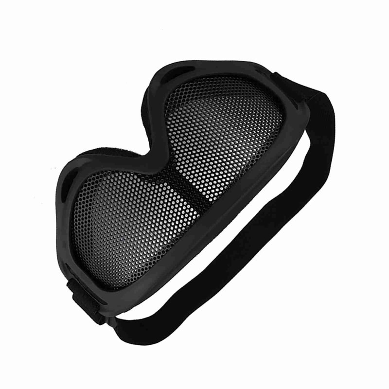 X400 Tactics Mesh Goggles Steel Lenses Sunglass Outdoor Paintball Eyewear