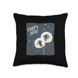 Flower Seeds Costume for Dandelion and Spring Lovers Throw Pillow