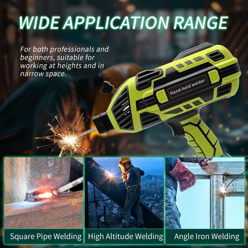 Portable Welding Machine Handheld Welder: IGBT Inverter Hand Held ARC