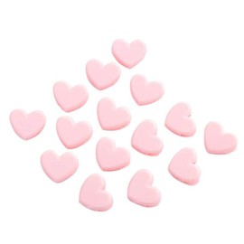 VOANZO 20PCS Mini Pegs Heart Shape Sealing Clips Photo Paper Craft Clips Laundry Clothespins Pink