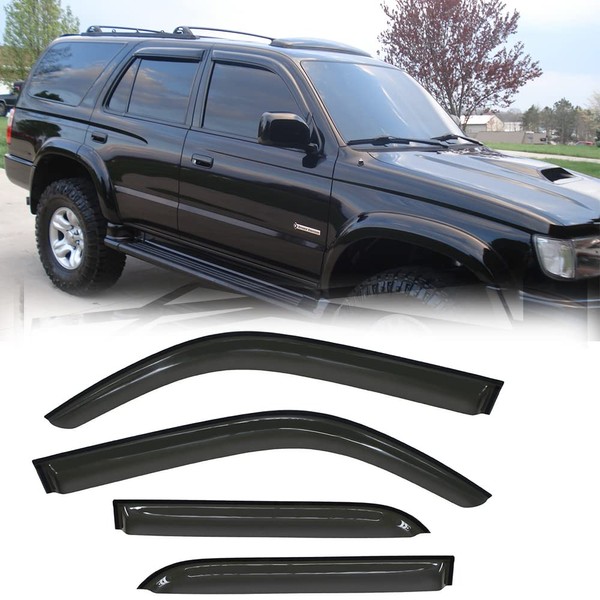 Deebior 94751 Original Side Window Visor Wind Vent Deflector fit