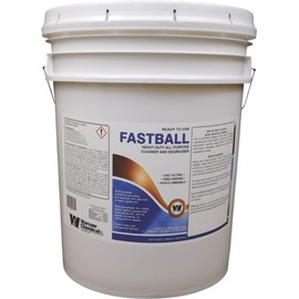 DENCO DISTRIBUTING, INC. Warsaw Fastball Degreaser - 5 Gallon Pail - High Alkaline - Butyl-Based - 1 Pail