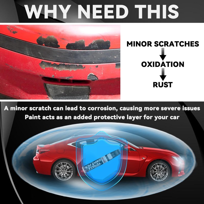 Pearl Red Touch Up Paint for Cars, Color Accurate Car